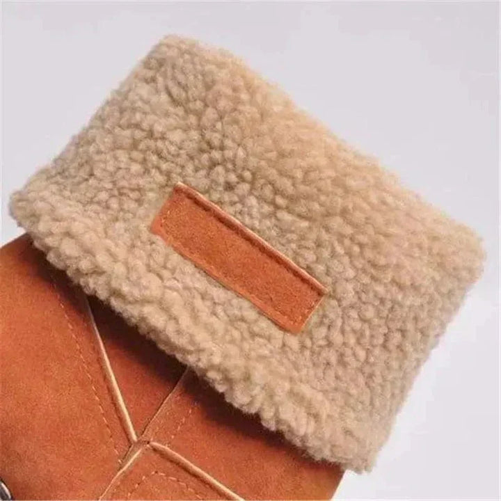 Juliana™ | Warm Winter Boots with Fold-Over Collar
