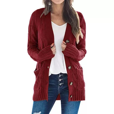 Kyle | Women’s Autumn Midi Knit Sweater