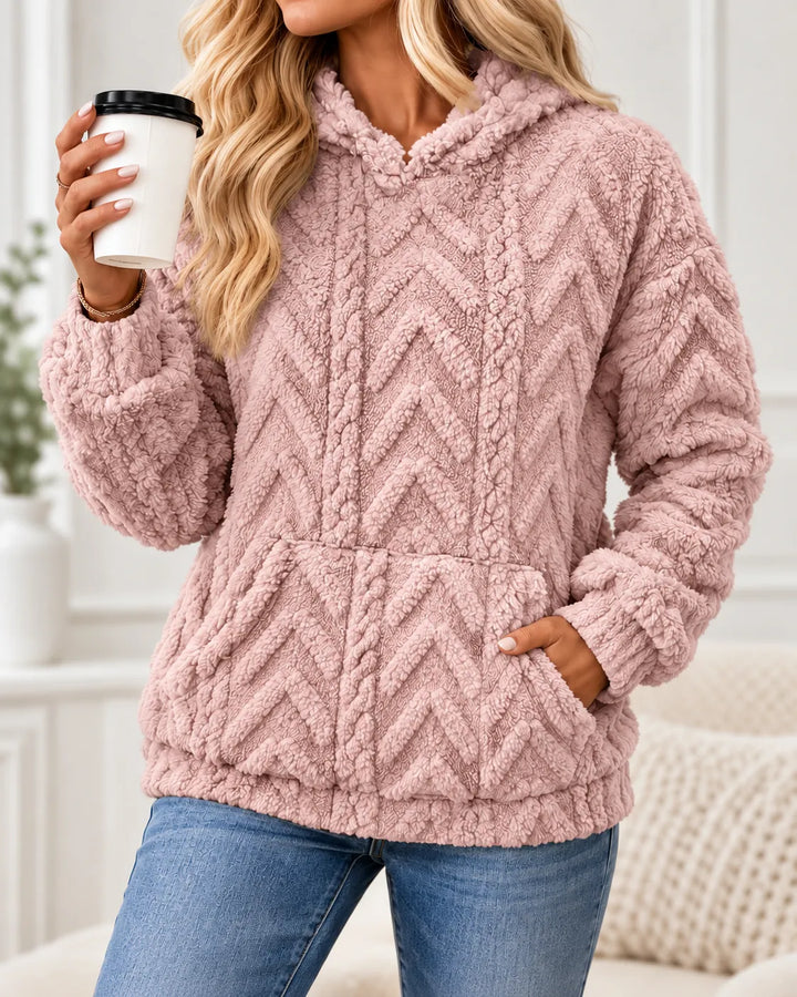 Fleur | Cosy Textured Hoodie