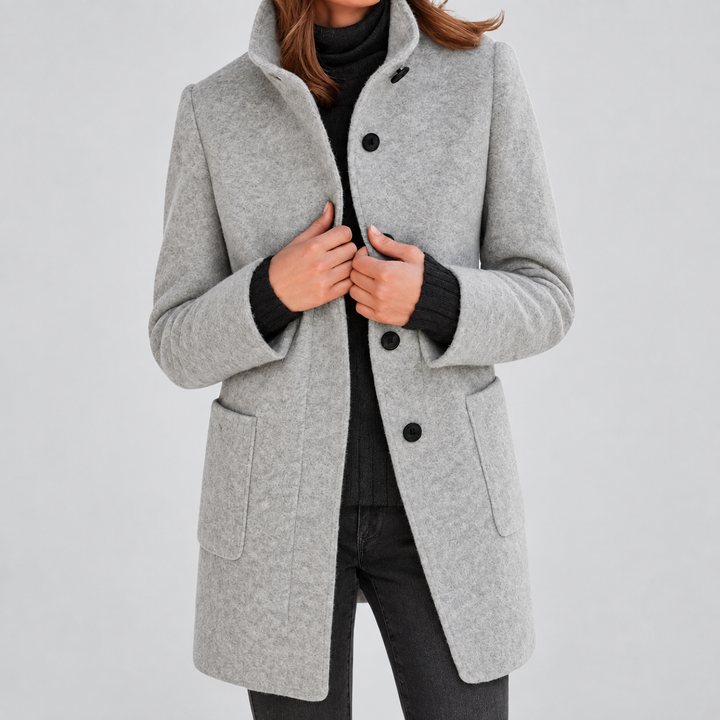 Rachael™ | Women’s Classic Button Front Longline Coat