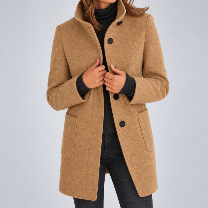 Rachael™ | Women’s Classic Button Front Longline Coat