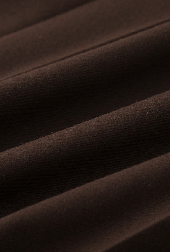 Blake Wool Blend Skirt - Chocolate