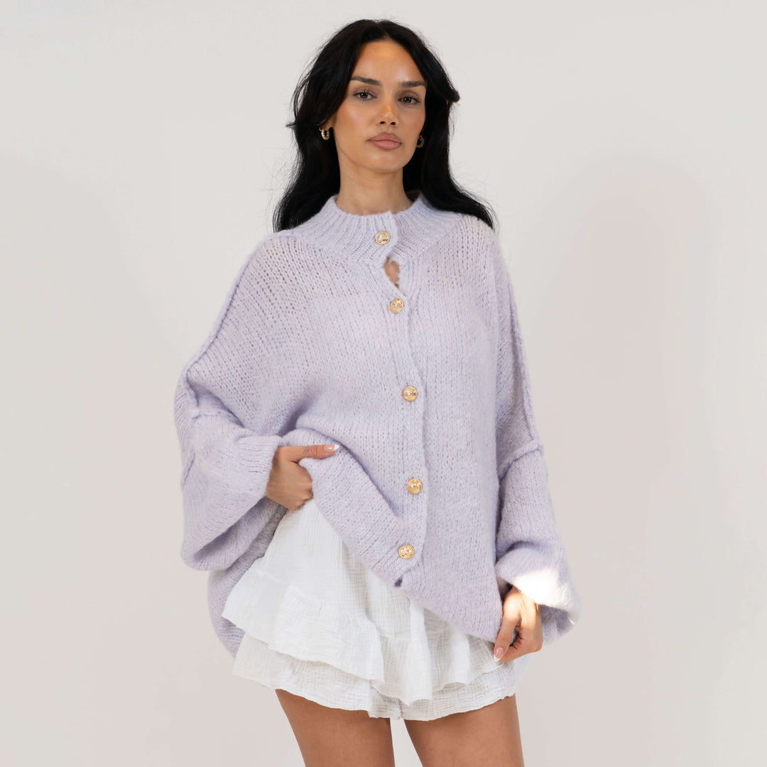 Mea | CozyGlam Oversized Cardigan