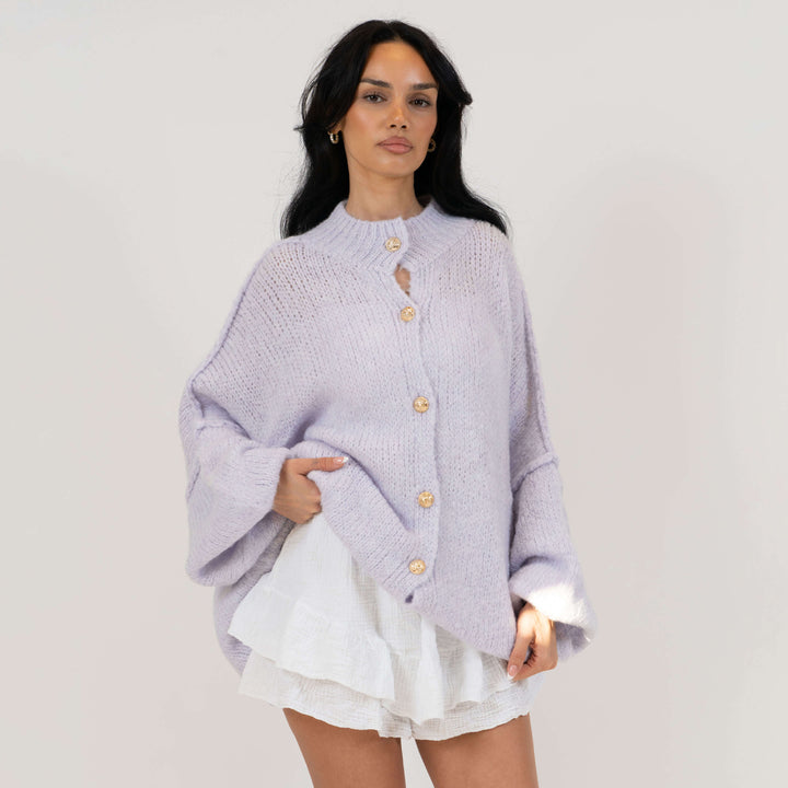 Mea | CozyGlam Oversized Cardigan