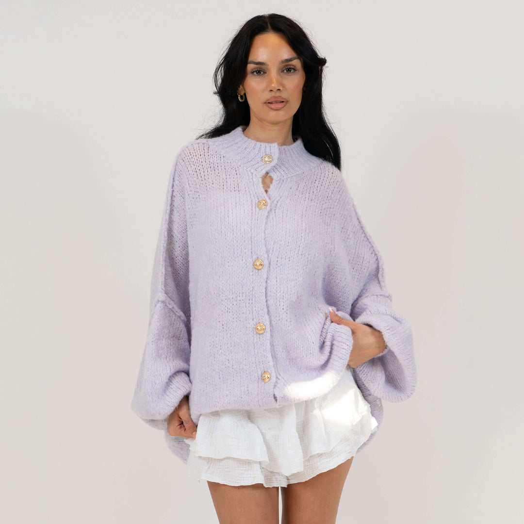 Mea | CozyGlam Oversized Cardigan