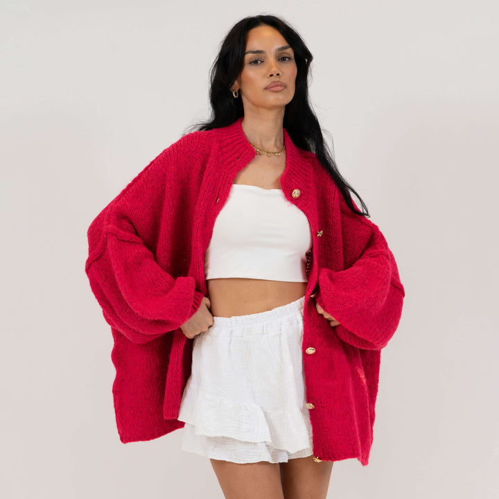 Mea | CozyGlam Oversized Cardigan