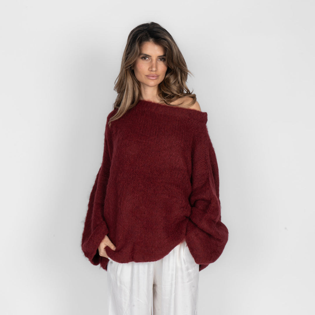 Jane | Ultra-Soft Off-Shoulder Knit