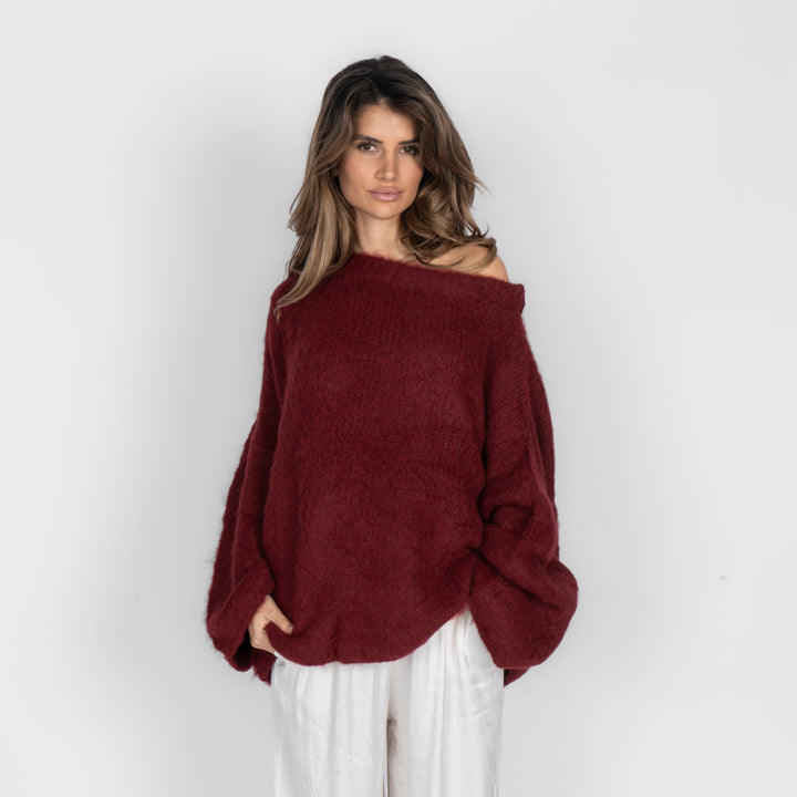 Jane | Ultra-Soft Off-Shoulder Knit