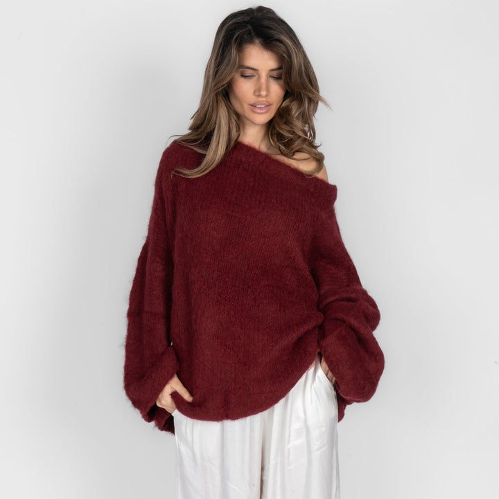 Jane | Ultra-Soft Off-Shoulder Knit