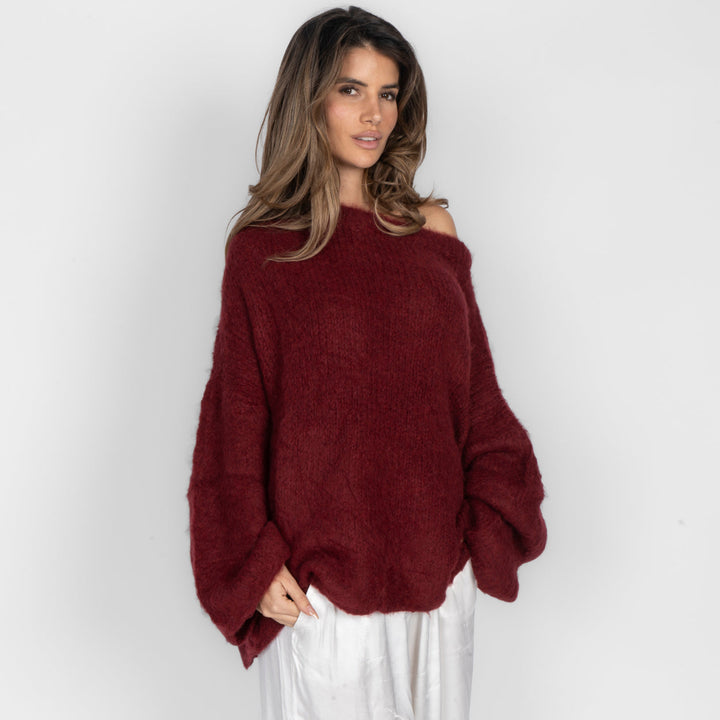 Jane | Ultra-Soft Off-Shoulder Knit
