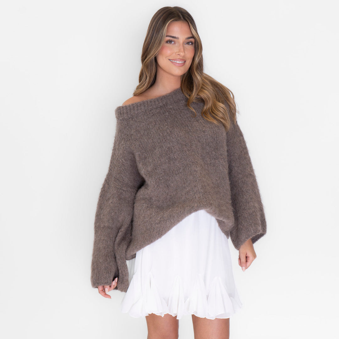 Jane | Ultra-Soft Off-Shoulder Knit