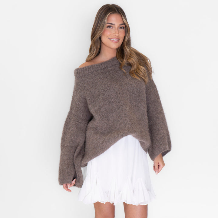 Jane | Ultra-Soft Off-Shoulder Knit