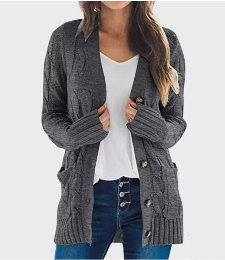 Kyle | Women’s Autumn Midi Knit Sweater