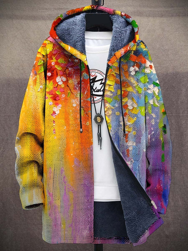 Cynthia | Patchwork Hooded Cardigan