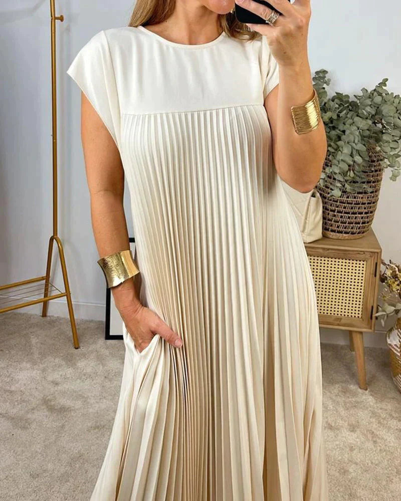 Finley | Sleeveless Pleated Dress