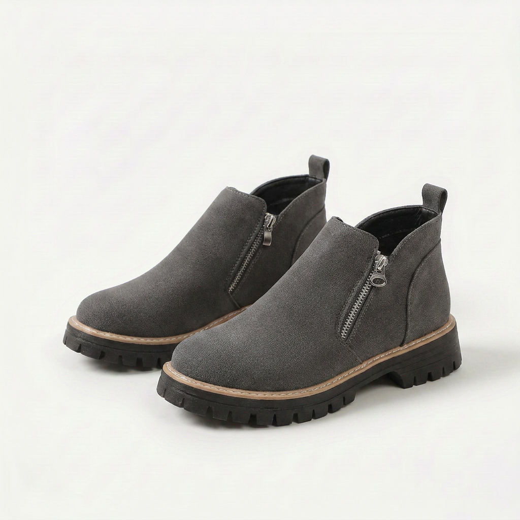 Frida – Plateau-Stiefelette mit Thick-Sole für Herbst &amp; Winter