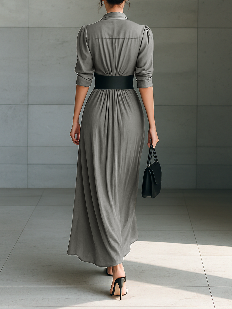 Josephine | Pleated Maxi Dress