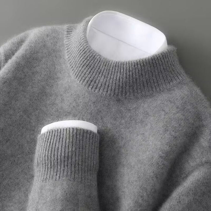 Harrison | Refined Mock-Neck Jumper