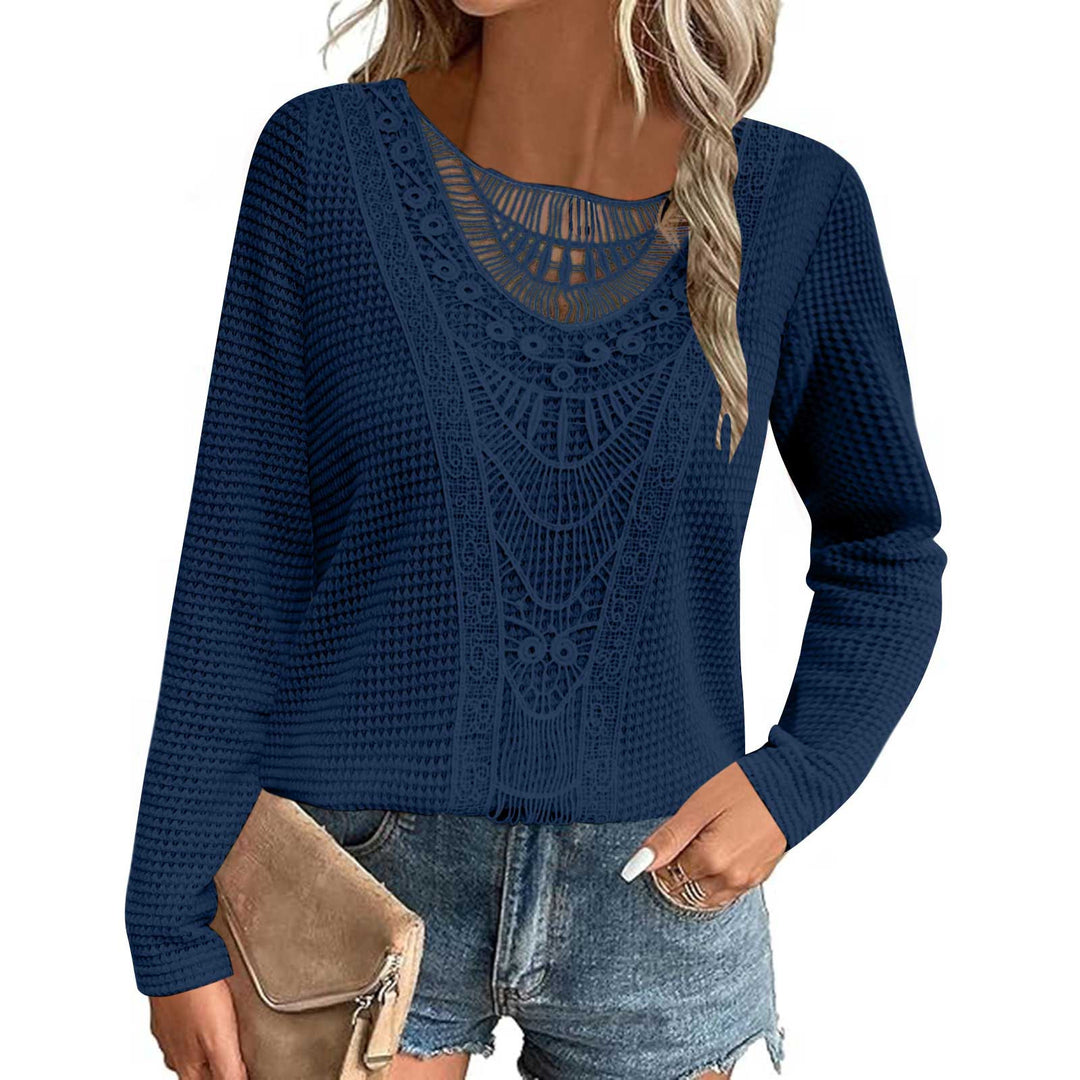 Caroline | Elegant Ibiza Knit Top.