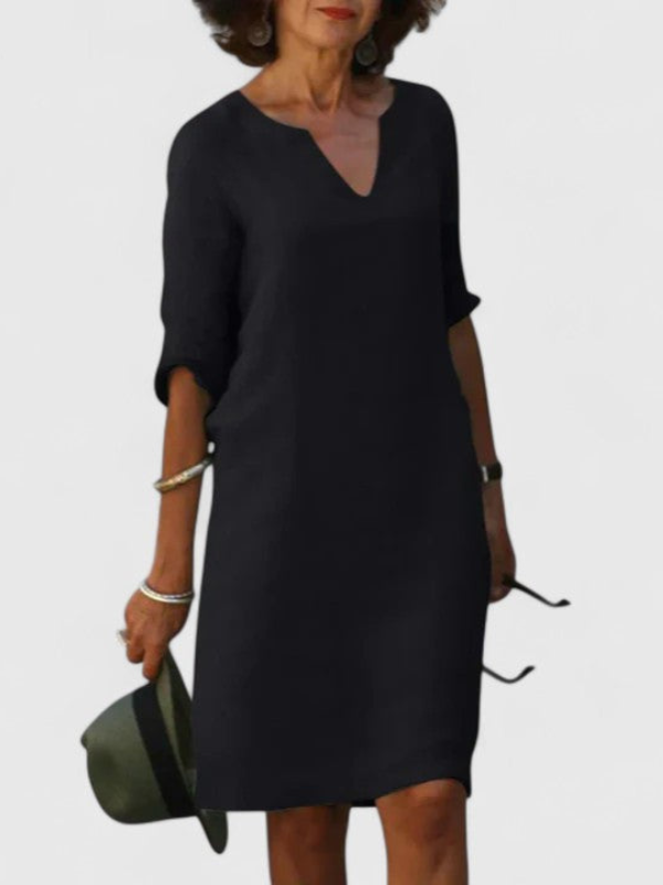 Taylor | Comfortable V-Neck Dress