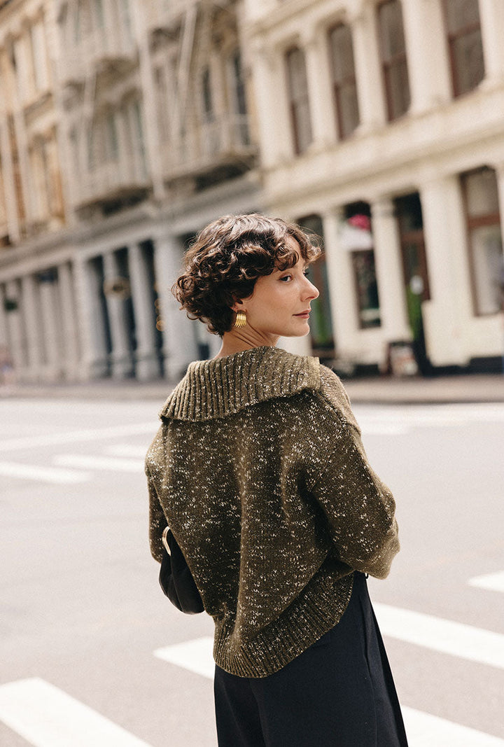 Barry Wool Sweater - Moss