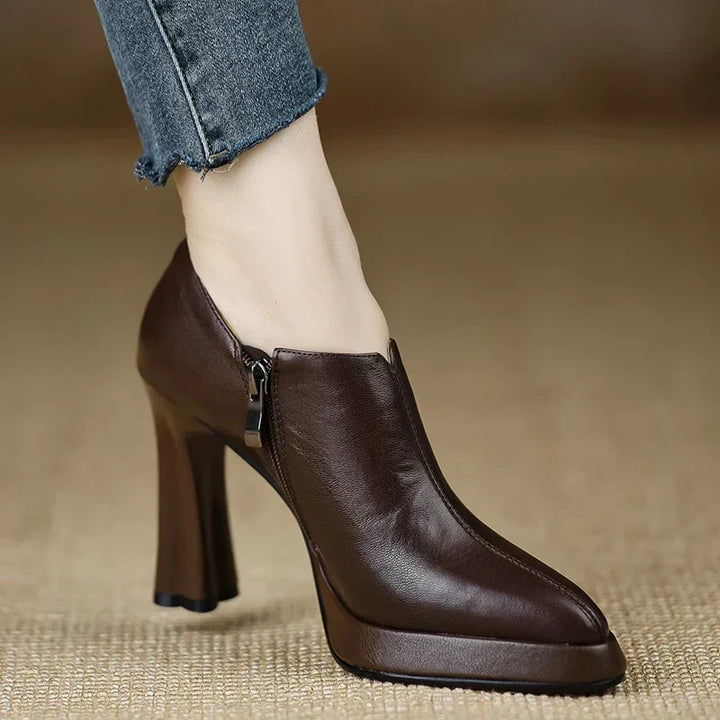 Evelyn | Pointed-Toe Block Heels