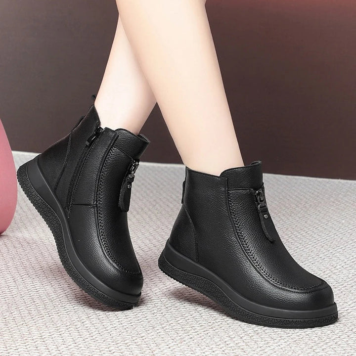 Marigold™ | Fleece-Lined Zip Comfort Boots