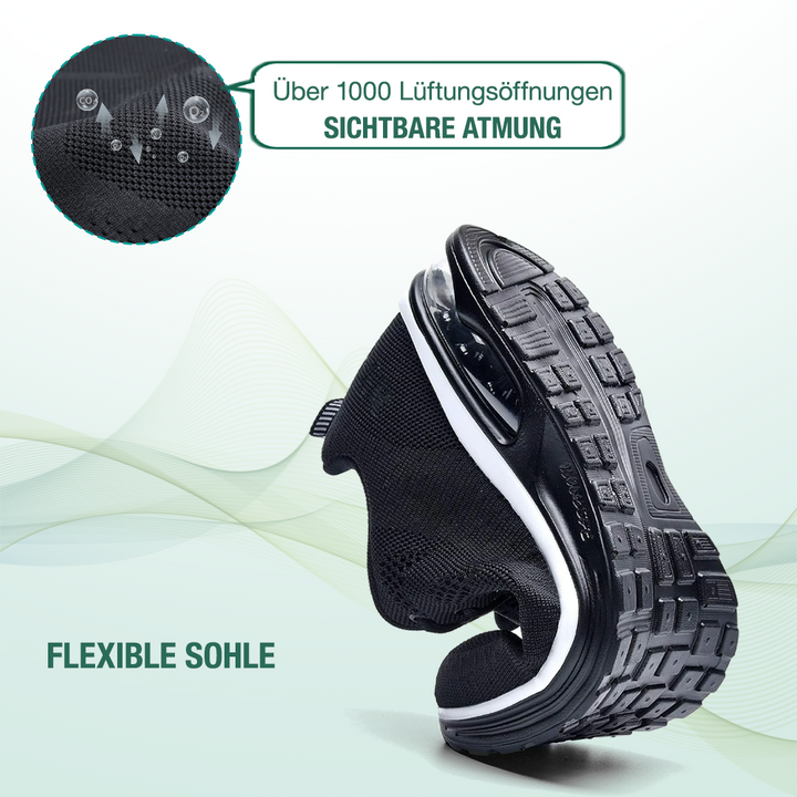 SanoWalk Komfortschuhe - Alles Schwarz