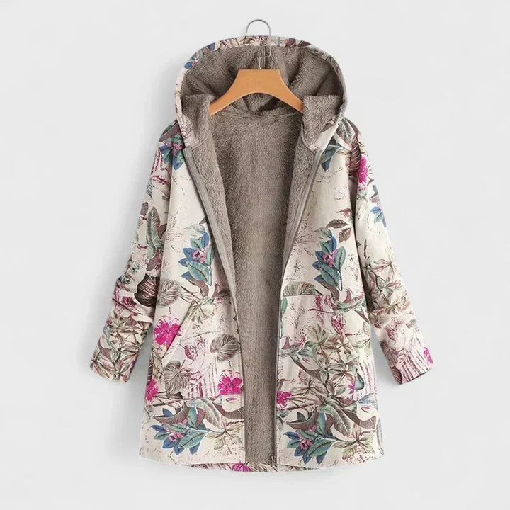 Claudia | Botanical Hooded Parka