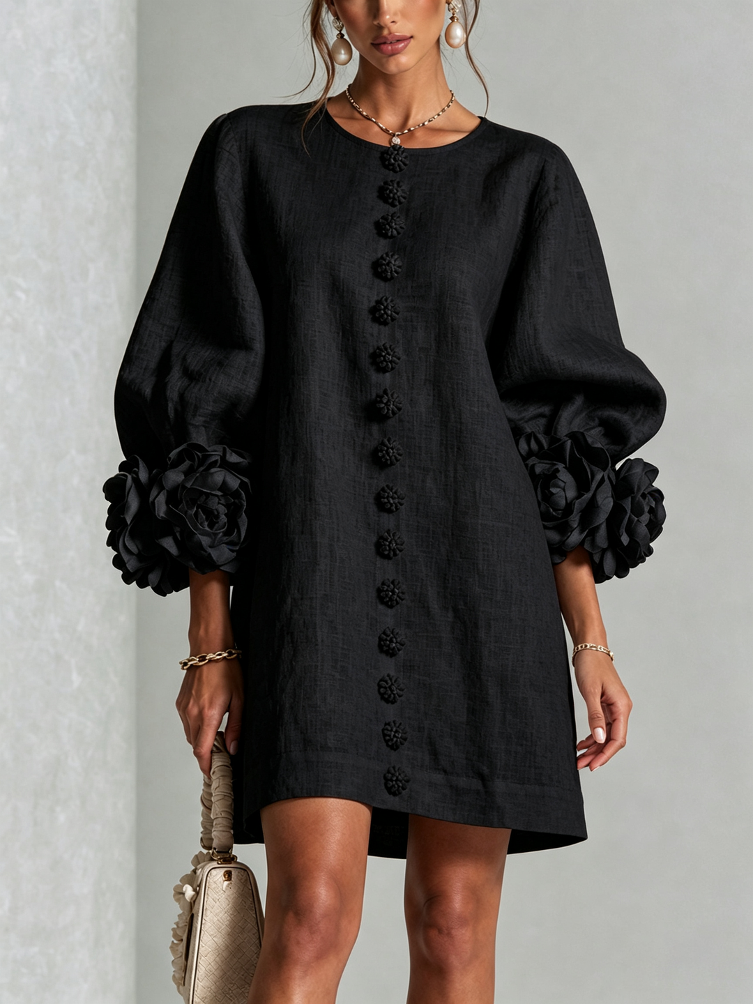 Rosalie - Button-Down Mini Dress