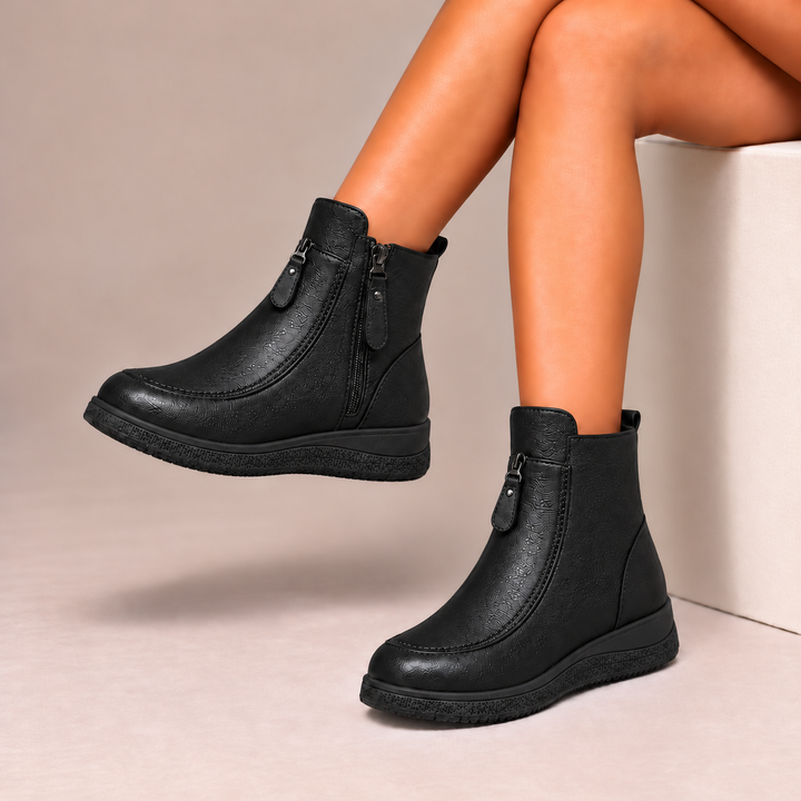 Marigold™ | Fleece-Lined Zip Comfort Boots