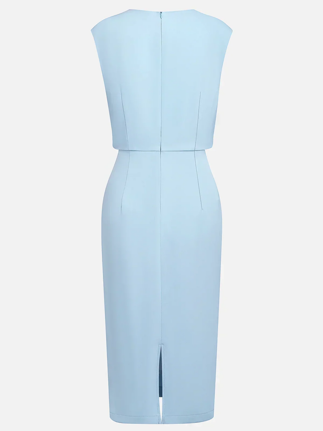 Valentina™ | Midi dress with side draping and sophisticated charm