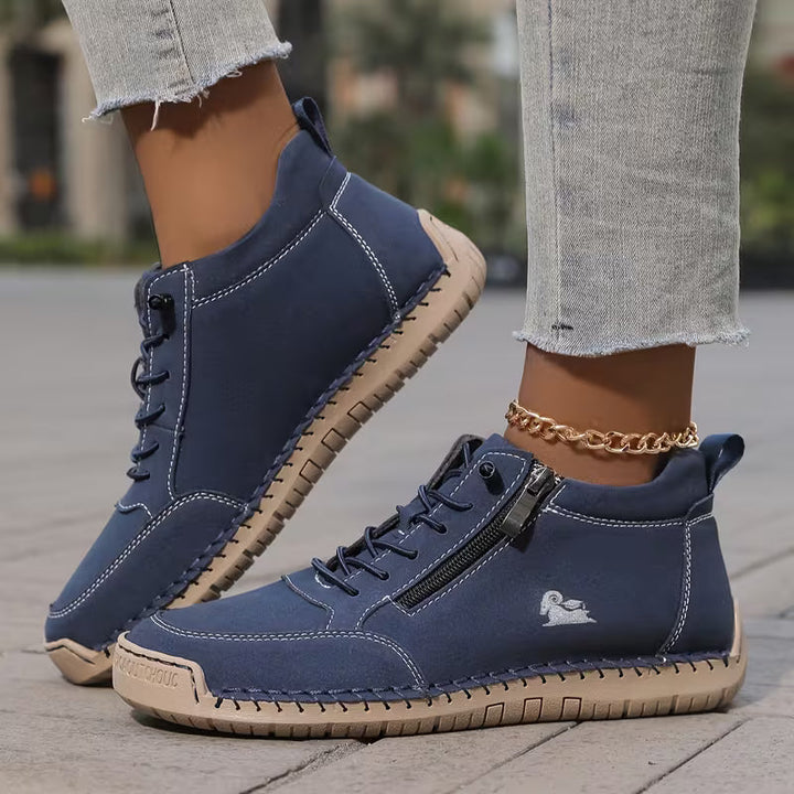Mila — Komfortable &amp; Stützende Sneakers mit Reißverschluss