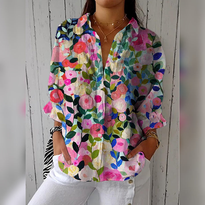 Frida | Bloom Canvas Blouse
