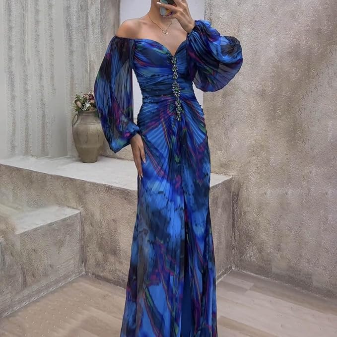 Sophie™ | Long Pleated Evening Dress