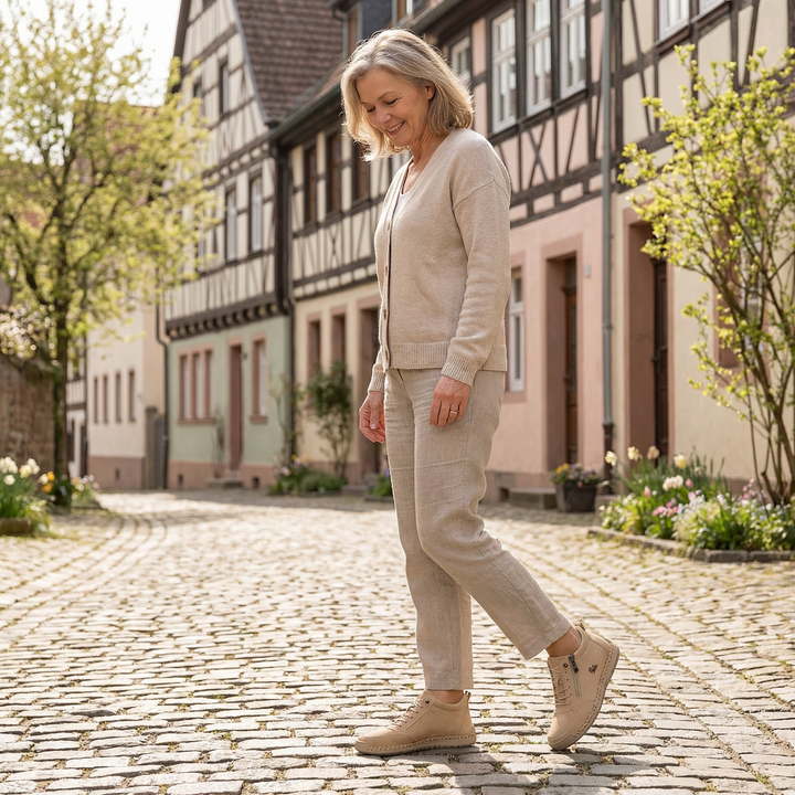 Mila — Komfortable &amp; Stützende Sneakers mit Reißverschluss