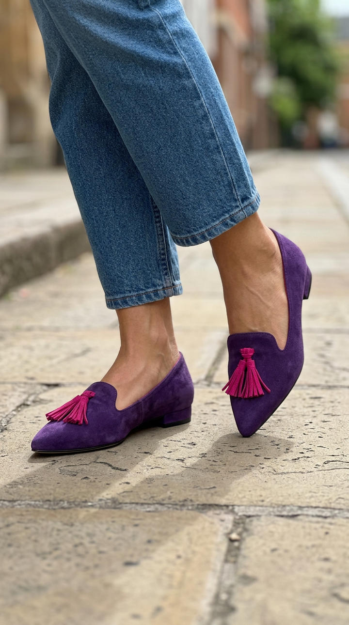 Livia | Pointed Toe Slip-On Flats