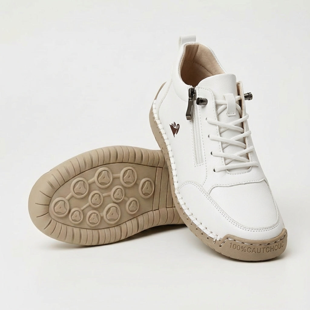 Mila — Komfortable &amp; Stützende Sneakers mit Reißverschluss