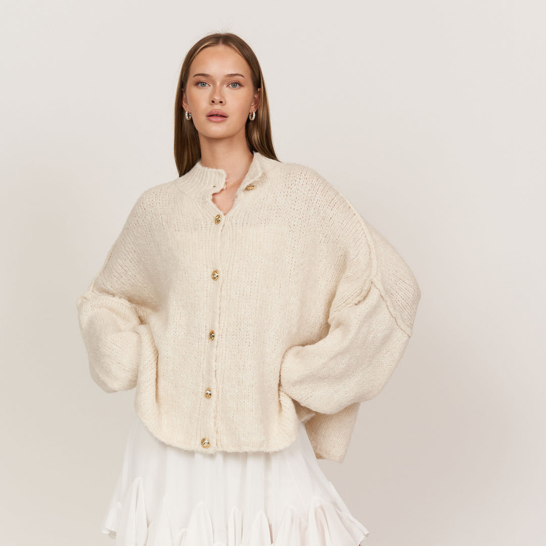 Mea | CozyGlam Oversized Cardigan