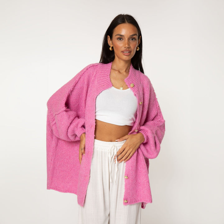 Mea | CozyGlam Oversized Cardigan