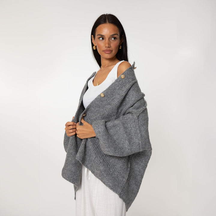 Mea | CozyGlam Oversized Cardigan