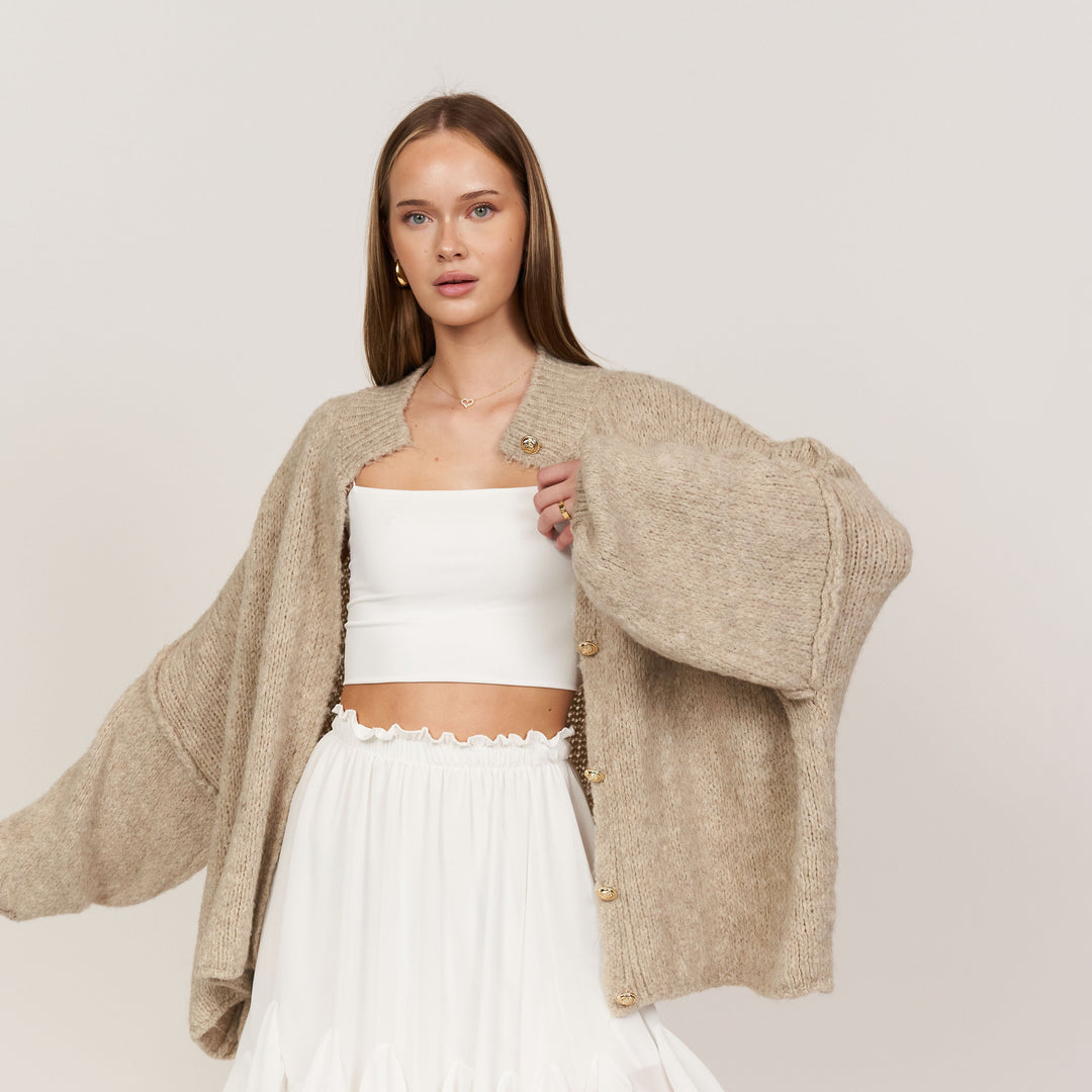 Mea | CozyGlam Oversized Cardigan