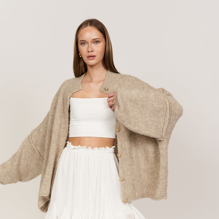 Mea | CozyGlam Oversized Cardigan