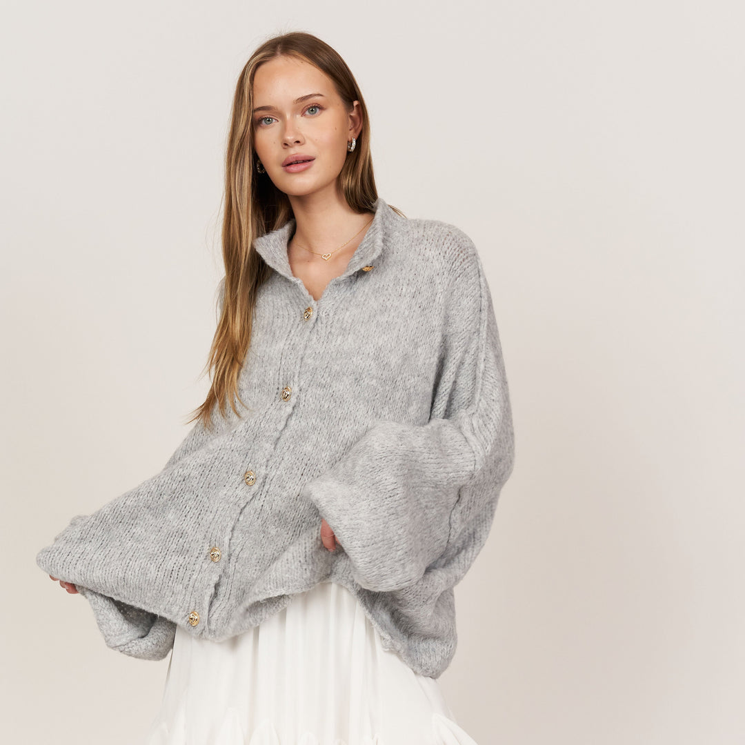 Mea | CozyGlam Oversized Cardigan