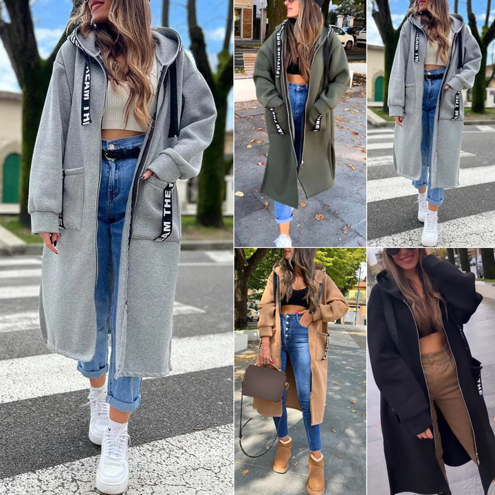 Carla | Oversized Hooded Sweatshirt Coat