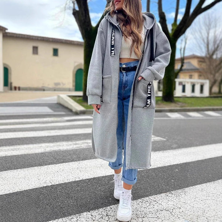 Carla | Oversized Hooded Sweatshirt Coat
