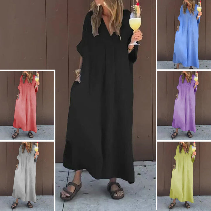 Everly | Casual V-Neck Dress for Women