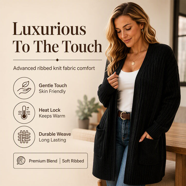 Candy | Ribbed Knit Cardigan