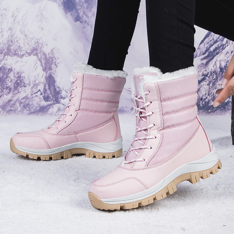 Apple | Waterproof Plush-Lined Mid-Calf Snow Boots