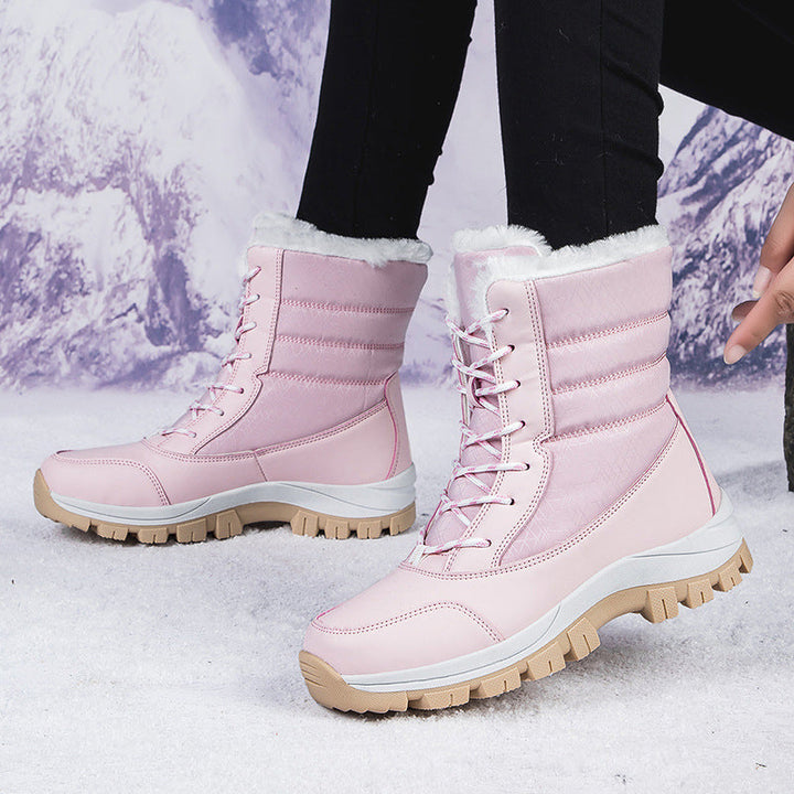Apple | Waterproof Plush-Lined Mid-Calf Snow Boots